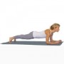 Yoga / Fitness Matte Grau
